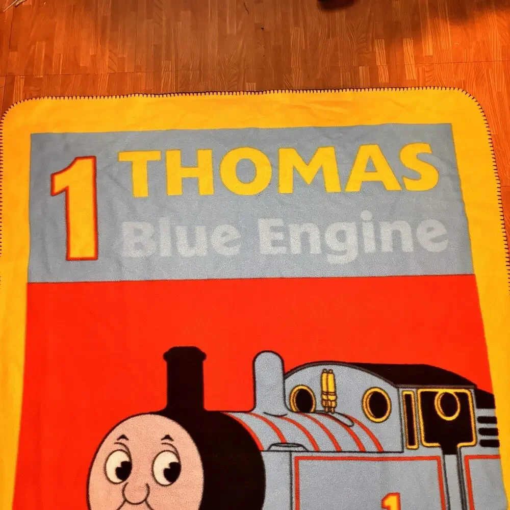 Thomas the Tank Engine Fleece Blanket 60x44 Kids Blue Engine #1